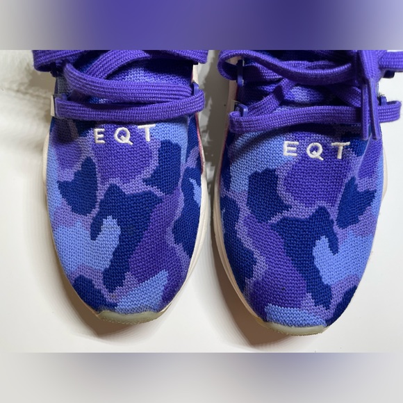 Adidas Mens EQT ADV 91-18 Support Mid Purple Camo Running Shoes Size 10 702001 - Picture 6 of 11